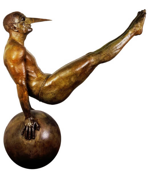 Equilibrista 90 Monumental-Escultura de Jorge Marín